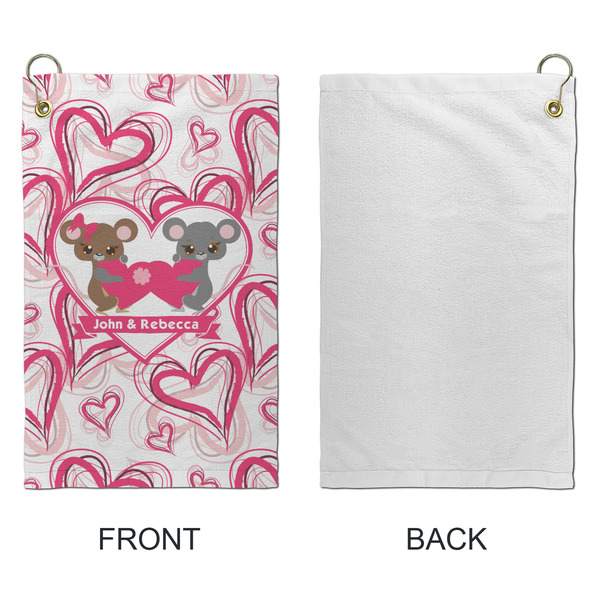 Valentine's Day Microfiber Golf Towels - Small - APPROVAL