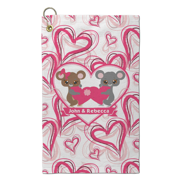 Custom Valentine's Day Microfiber Golf Towel - Small (Personalized)