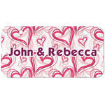 Valentine's Day Mini/Bicycle License Plate (2 Holes) (Personalized)