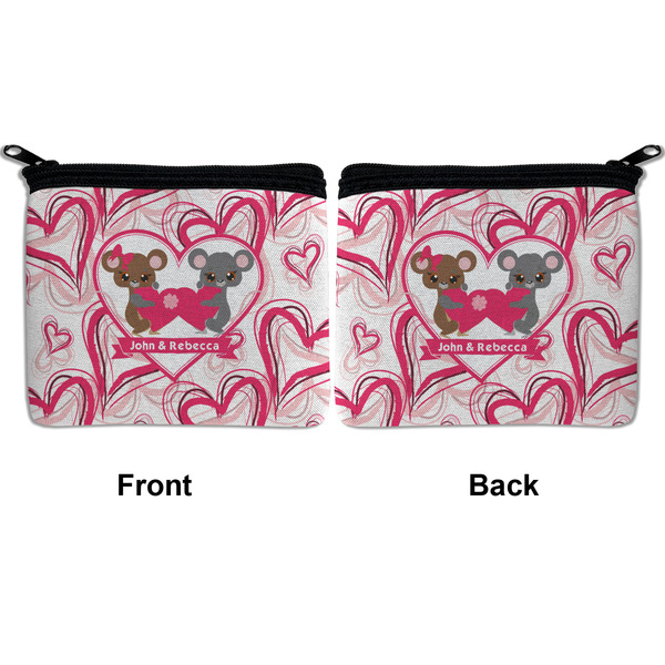 Valentine's Day Neoprene Coin Purse - Front & Back (APPROVAL)