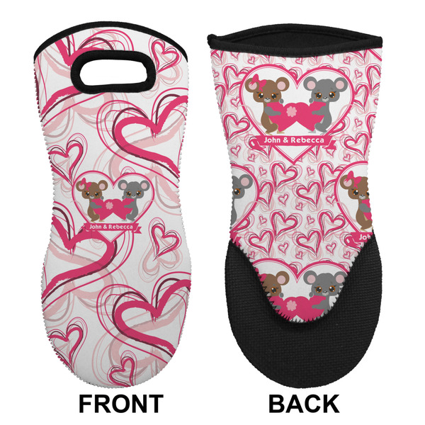 Valentine's Day Neoprene Oven Mitt (Front & Back)