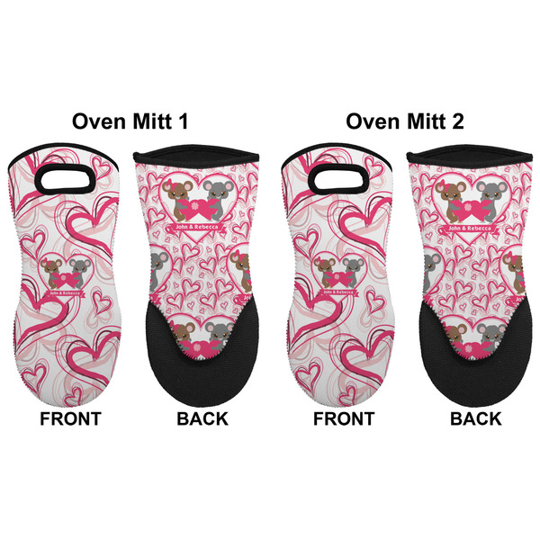 Valentine's Day Neoprene Oven Mitt - Set of 2 - Approval