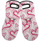 Valentine's Day Neoprene Oven Mitts - Set of 2 w/ Couple's Names