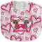 Valentine's Day New Baby Bib - Closed and Folded