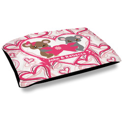 Valentine's Day Outdoor Dog Bed - Large (Personalized)
