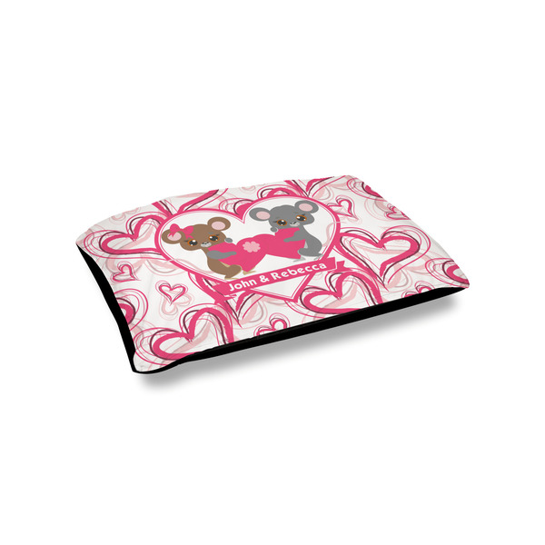 Custom Valentine's Day Outdoor Dog Bed - Small (Personalized)
