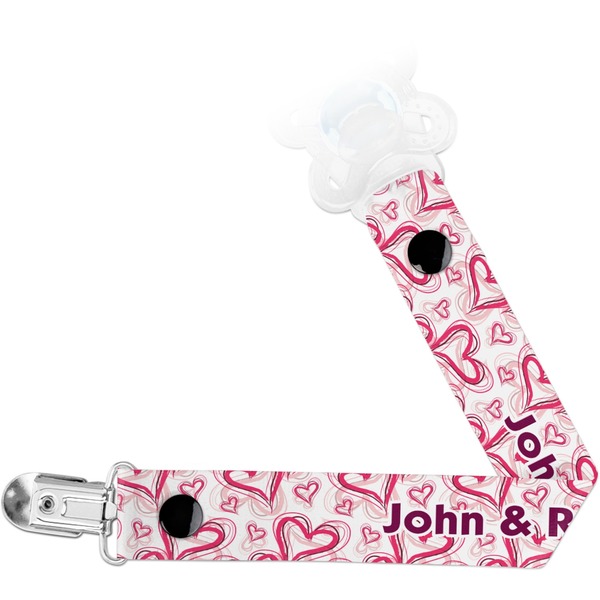 Custom Valentine's Day Pacifier Clip (Personalized)