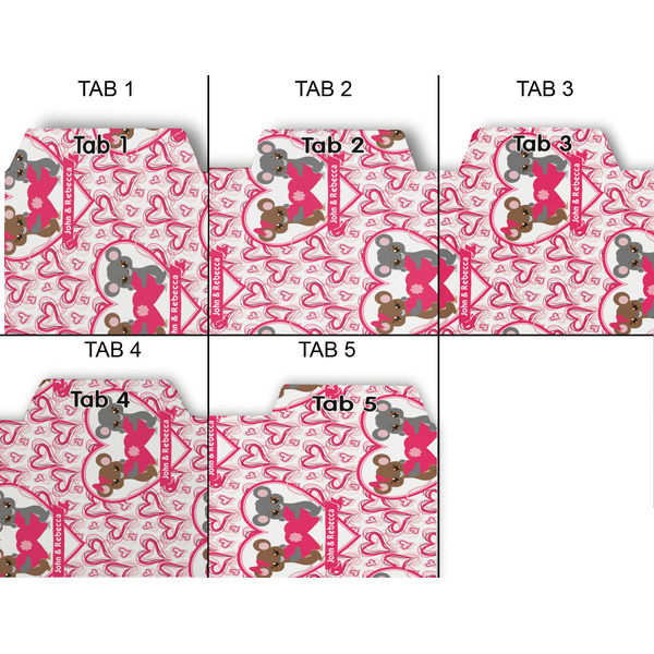 Valentine's Day Page Dividers - Set of 5 - Approval