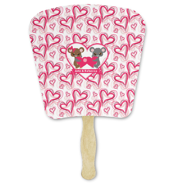 Custom Valentine's Day Paper Fan (Personalized)