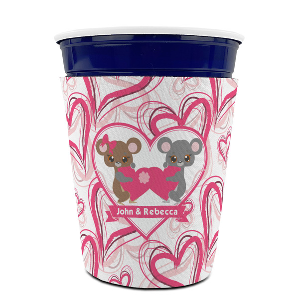 Valentine's Day Party Cup Sleeves - without bottom - FRONT (on cup)