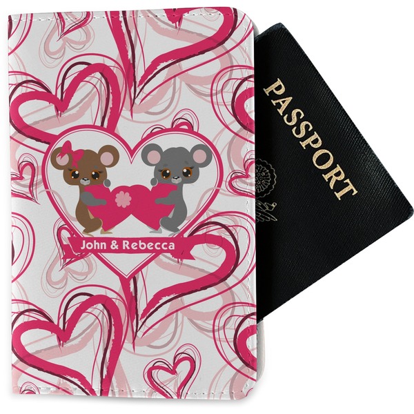 Custom Valentine's Day Passport Holder - Fabric (Personalized)