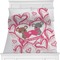 Valentine's Day Minky Blanket - 40"x30" - Single Sided (Personalized)