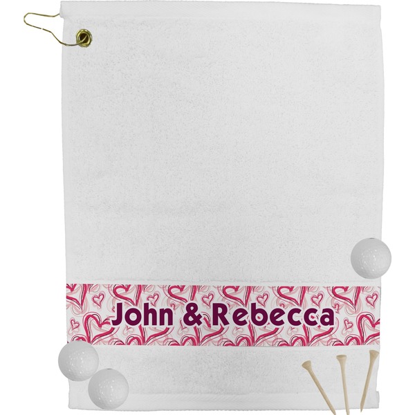 Custom Valentine's Day Golf Bag Towel (Personalized)
