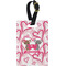 Valentine's Day Plastic Luggage Tag - Rectangular w/ Couple's Names