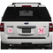 Valentine's Day Personalized Square Car Magnets on Ford Explorer