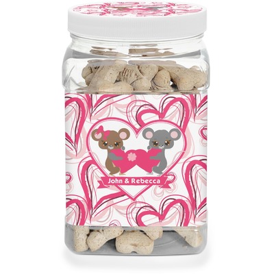 Custom Valentine's Day Dog Treat Jar (Personalized)