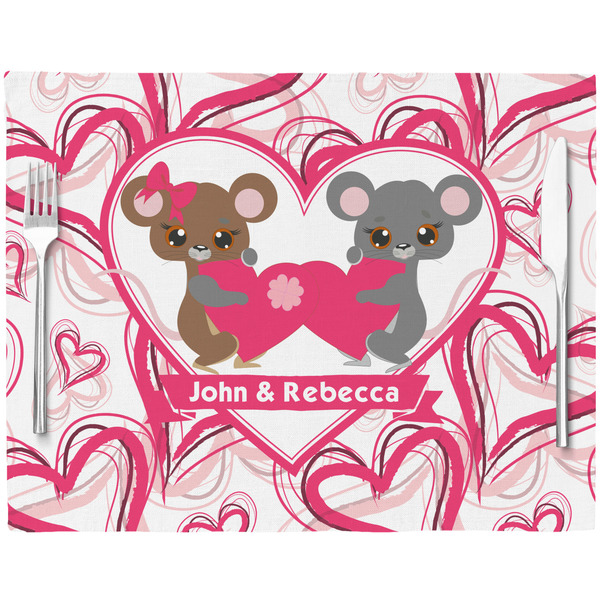 Valentine's Day Placemat with Props