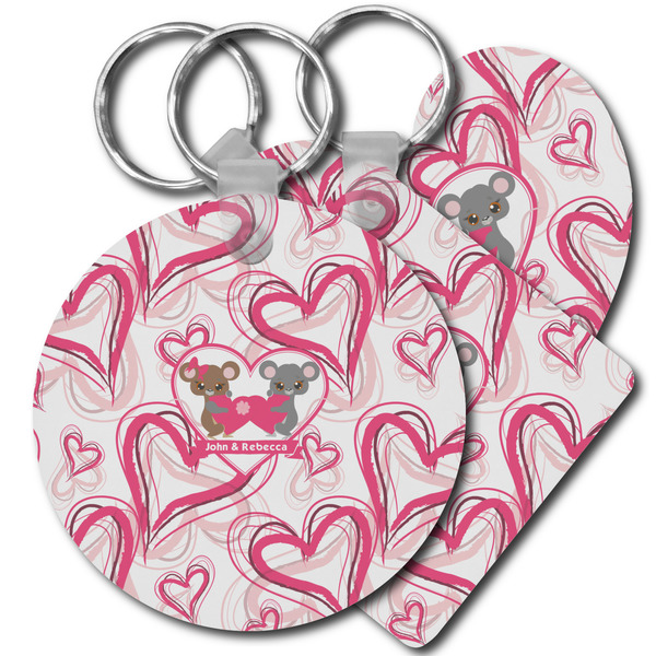 Custom Valentine's Day Plastic Keychain (Personalized)