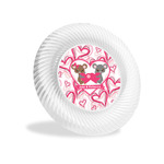 Valentine's Day Plastic Party Appetizer & Dessert Plates - 6" (Personalized)