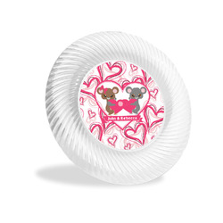 Valentine's Day Plastic Party Appetizer & Dessert Plate - 6" (Personalized)