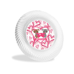 Valentine's Day Plastic Party Appetizer & Dessert Plates - 6" (Personalized)