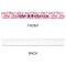 Valentine's Day Plastic Ruler - 12" - APPROVAL