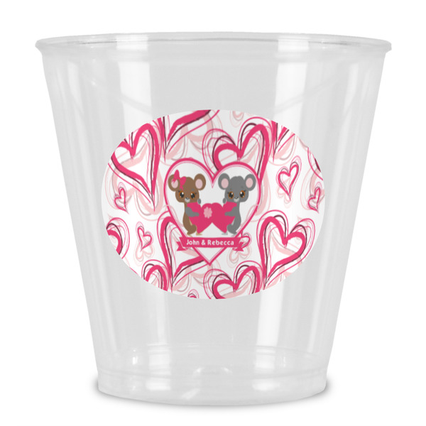 Custom Valentine's Day Plastic Shot Glass (Personalized)