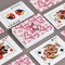 Valentine's Day Playing Cards - Front & Back View