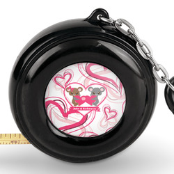 Valentine's Day Pocket Tape Measure - 6 Ft w/ Carabiner Clip (Personalized)