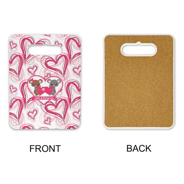 Valentine's Day Rectangle Trivet with Handle - APPROVAL
