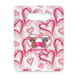 Valentine's Day Rectangular Trivet with Handle (Personalized)