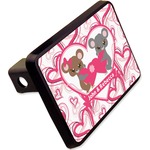 Valentine's Day Rectangular Trailer Hitch Cover - 2" (Personalized)
