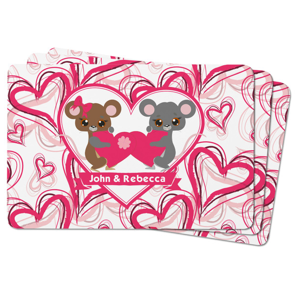 Valentine's Day Rectangular Fridge Magnet - THREE