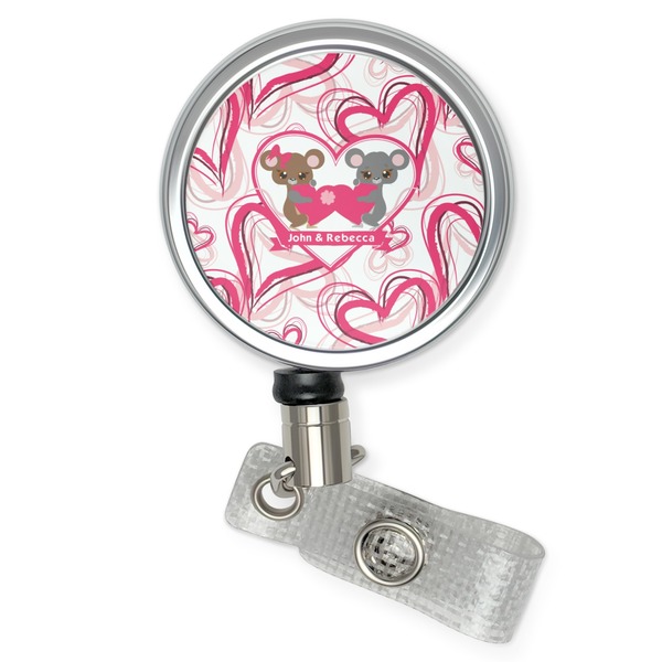 Custom Valentine's Day Retractable Badge Reel (Personalized)