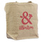 Valentine's Day Reusable Cotton Grocery Bag - Single (Personalized)