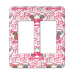 Valentine's Day Rocker Style Light Switch Cover - Two Switch (Personalized)