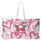 Valentine's Day Large Tote Bag with Rope Handles (Personalized)