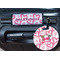 Valentine's Day Round Luggage Tag & Handle Wrap - In Context