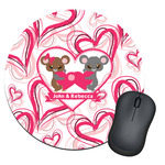 Valentine's Day Round Mouse Pad (Personalized)