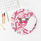 Valentine's Day Round Mousepad - LIFESTYLE 2