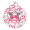 Valentine's Day Round Pet ID Tag - Large - Front