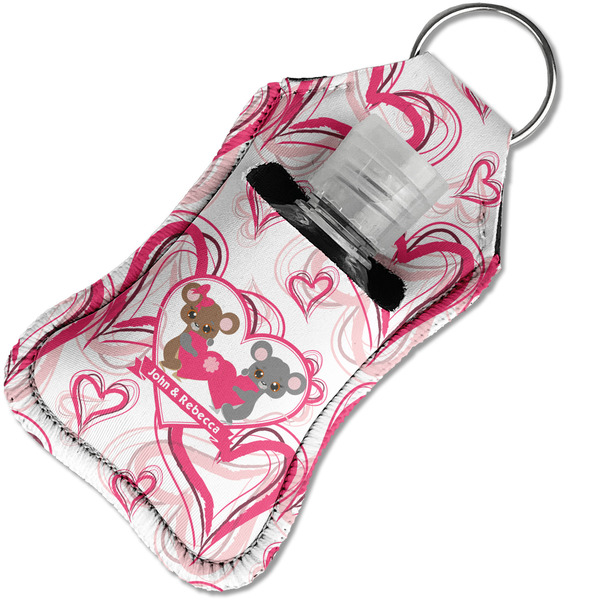 Valentine's Day Sanitizer Holder Keychain - Small in Case