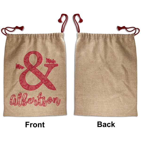 Valentine's Day Santa Bag - Approval - Front