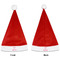 Valentine's Day Santa Hats - Front and Back (Double Sided Print) APPROVAL