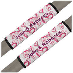 Valentine's Day Seat Belt Covers (Set of 2) (Personalized)