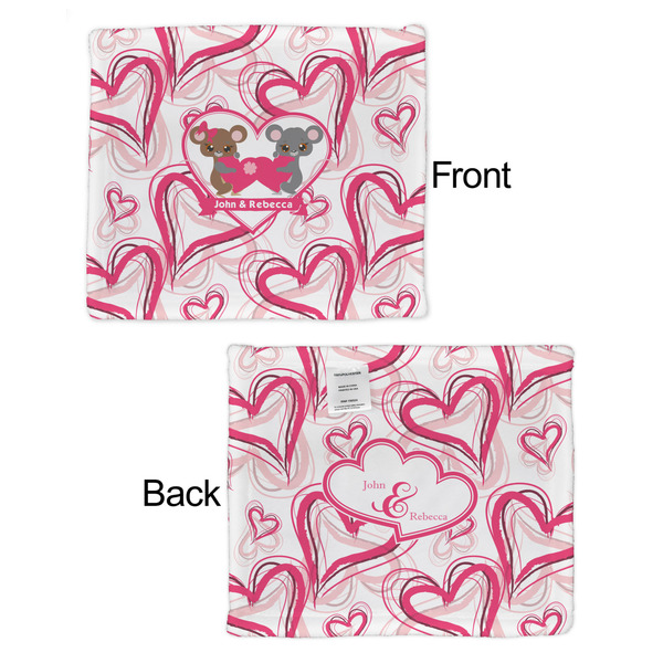 Valentine's Day Security Blanket - Front & Back View