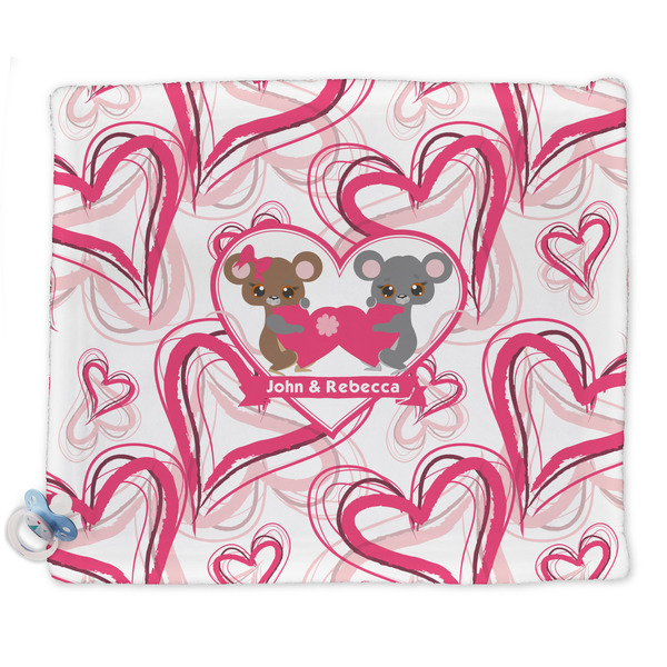 Custom Valentine's Day Security Blankets - Double Sided (Personalized)