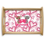 Valentine's Day Natural Wooden Tray - Small (Personalized)