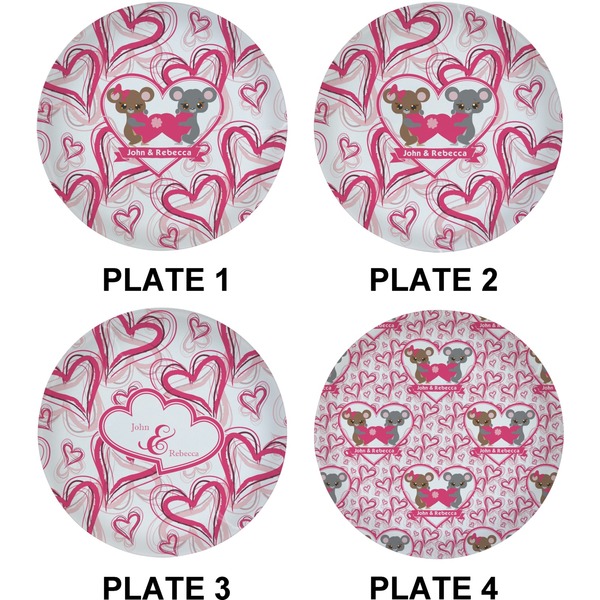 Valentine's Day Set of Lunch / Dinner Plates (Approval)