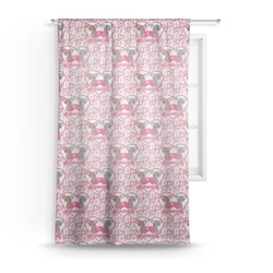Valentine's Day Sheer Curtain (Personalized)